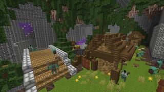 Screenshot of the Minecraft Bedrock Marketplace product PVE Dungeon Hunter created by DeliSoft Studios.