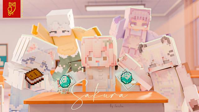Thumbnail of the Minecraft Bedrock Marketplace product Sakura created by DeliSoft Studios.