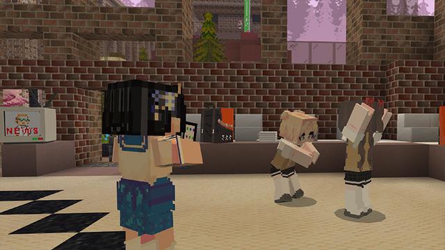 Screenshot of the Minecraft Bedrock Marketplace product Shuchin Academy created by DeliSoft Studios.