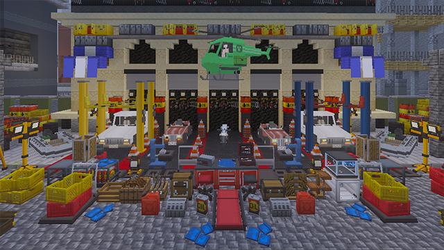Screenshot of the Minecraft Bedrock Marketplace product Storage and Transportation Expansion Pack created by DeliSoft Studios.