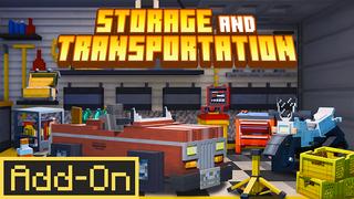 Thumbnail of the Minecraft Bedrock Marketplace product Storage and Transportation Expansion Pack created by DeliSoft Studios.
