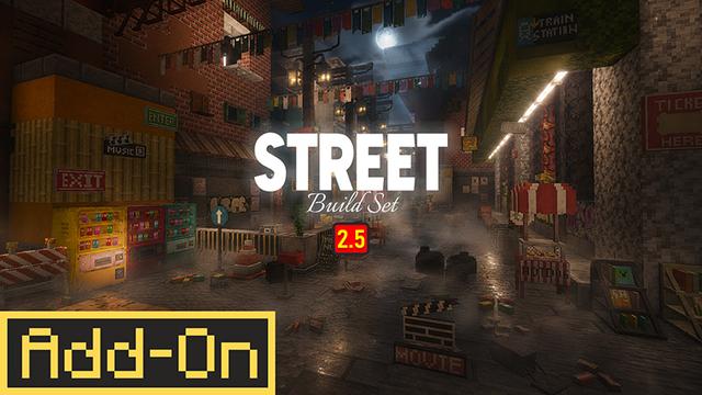 Thumbnail of the Minecraft Bedrock Marketplace product Juego de construcción de calles created by DeliSoft Studios.