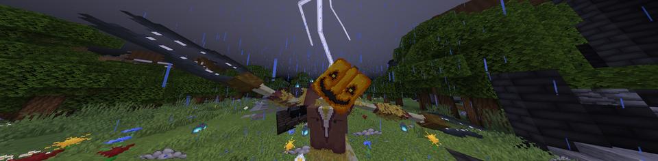 Panorama of the Minecraft Bedrock Marketplace product Tales of Horror created by DeliSoft Studios.