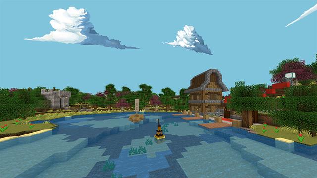 Screenshot of the Minecraft Bedrock Marketplace product The Simple 2 : Lost Temple created by DeliSoft Studios.