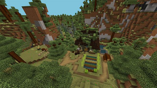 Screenshot of the Minecraft Bedrock Marketplace product The Simple 2 : Lost Temple created by DeliSoft Studios.