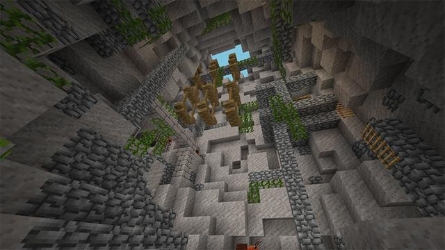 Screenshot of the Minecraft Bedrock Marketplace product The Simple 3 : Forbidden Cave created by DeliSoft Studios.