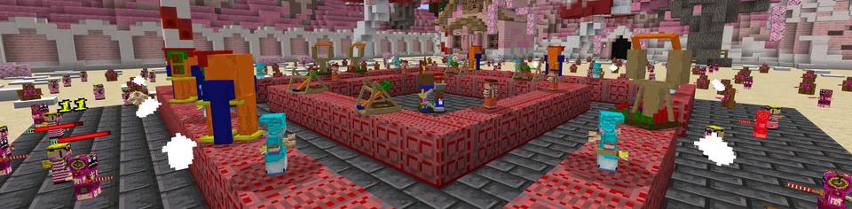 Panorama of the Minecraft Bedrock Marketplace product Toys vs Monsters created by DeliSoft Studios.