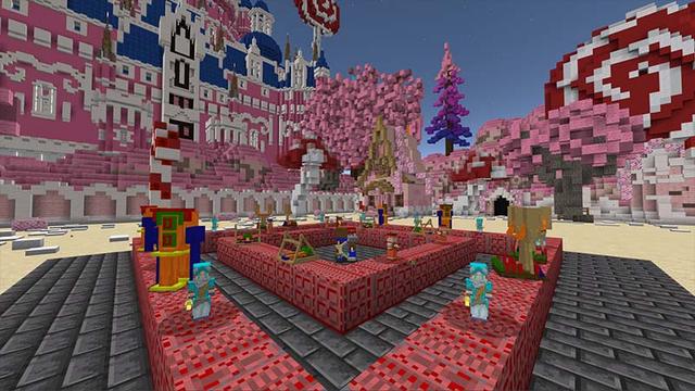 Screenshot of the Minecraft Bedrock Marketplace product Toys vs Monsters created by DeliSoft Studios.