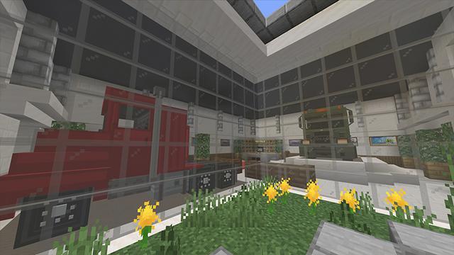 Screenshot of the Minecraft Bedrock Marketplace product Truck Simulator 24 created by DeliSoft Studios.