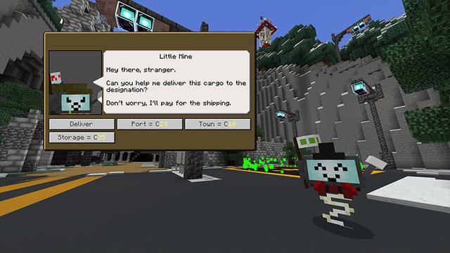 Screenshot of the Minecraft Bedrock Marketplace product Truck Simulator 24 created by DeliSoft Studios.