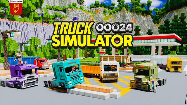 Thumbnail of the Minecraft Bedrock Marketplace product Truck Simulator 24 created by DeliSoft Studios.