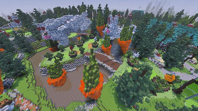 Screenshot of the Minecraft Bedrock Marketplace product Wonderland Golf Course created by DeliSoft Studios.