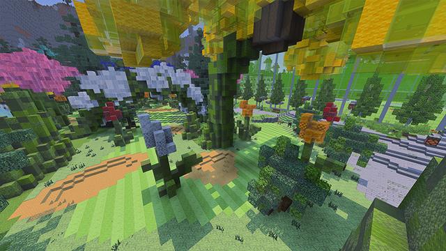 Screenshot of the Minecraft Bedrock Marketplace product Wonderland Golf Course created by DeliSoft Studios.
