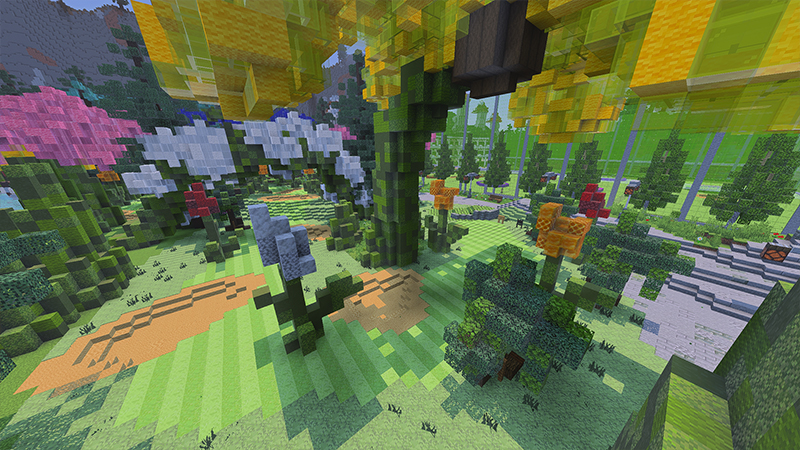 Screenshot of the Minecraft Bedrock Marketplace product Wonderland Golf Course created by DeliSoft Studios.