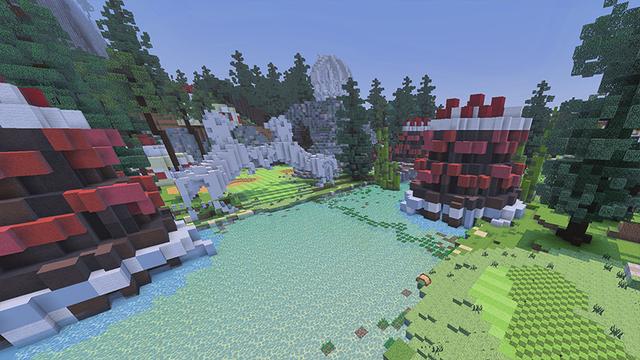 Screenshot of the Minecraft Bedrock Marketplace product Wonderland Golf Course created by DeliSoft Studios.
