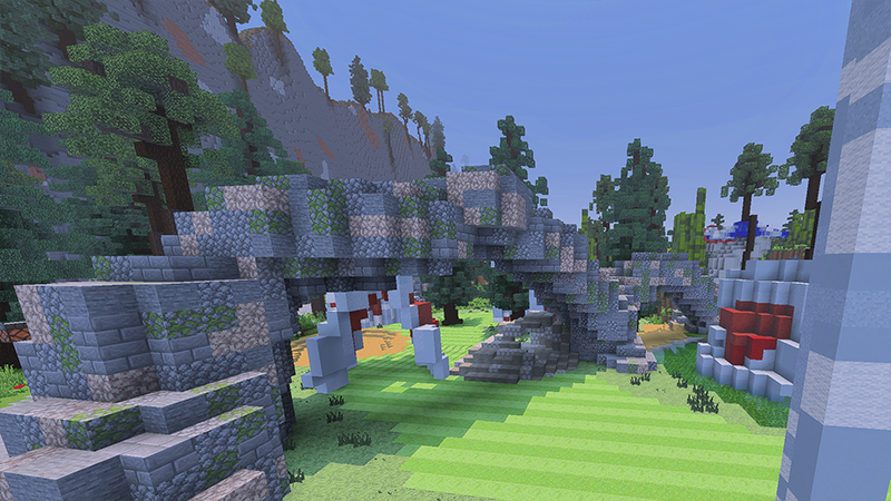 Screenshot of the Minecraft Bedrock Marketplace product Wonderland Golf Course created by DeliSoft Studios.