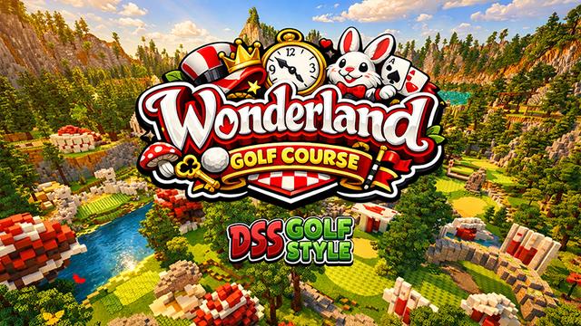 Thumbnail of the Minecraft Bedrock Marketplace product Wonderland Golf Course created by DeliSoft Studios.