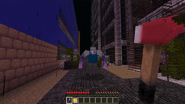 Screenshot of the Minecraft Bedrock Marketplace product Zombie Company created by DeliSoft Studios.