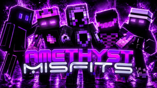Thumbnail of the Minecraft Bedrock Marketplace product Amethyst Misfits created by Dexity.