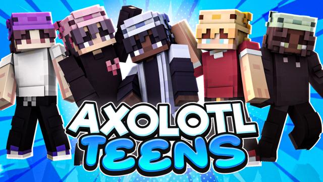 Thumbnail of the Minecraft Bedrock Marketplace product Axolotl Teens created by Dexity.
