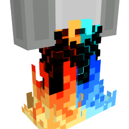 Thumbnail of the Minecraft Bedrock Marketplace product Duo Fire Pants created by Dexity.