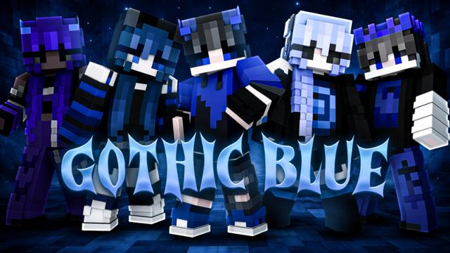 Thumbnail of the Minecraft Bedrock Marketplace product Gothic Blue created by Dexity.