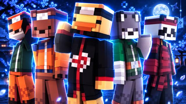Thumbnail of the Minecraft Bedrock Marketplace product Ninja Animals created by Dexity.