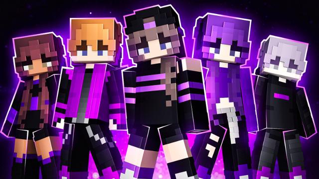 Thumbnail of the Minecraft Bedrock Marketplace product Purple Champions created by Dexity.