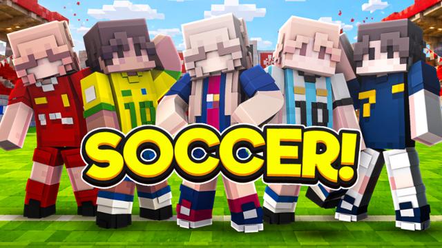 Thumbnail of the Minecraft Bedrock Marketplace product SOCCER! created by Dexity.