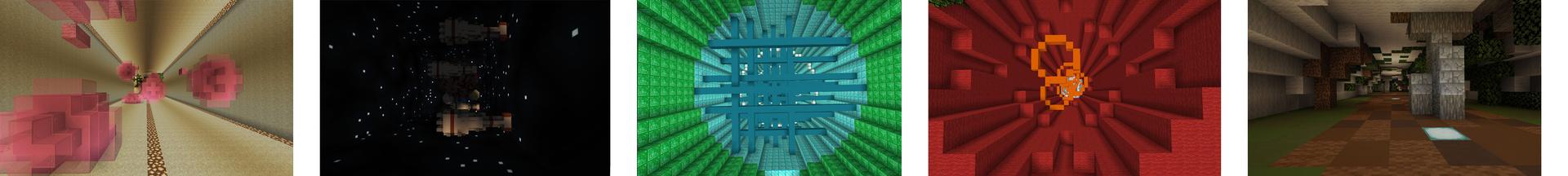 Panorama of the Minecraft Bedrock Marketplace product 101Droppers created by Diamond Studios.