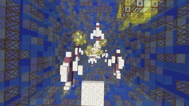 Screenshot of the Minecraft Bedrock Marketplace product 101Droppers created by Diamond Studios.