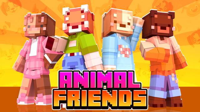 Thumbnail of the Minecraft Bedrock Marketplace product Animal Friends created by Diamond Studios.