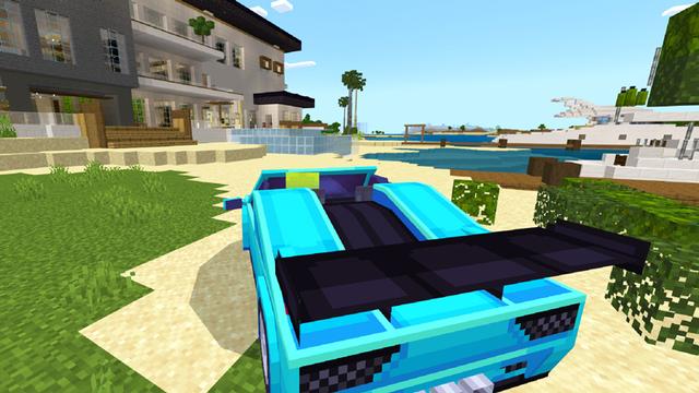 Screenshot of the Minecraft Bedrock Marketplace product Beachhouse created by Diamond Studios.