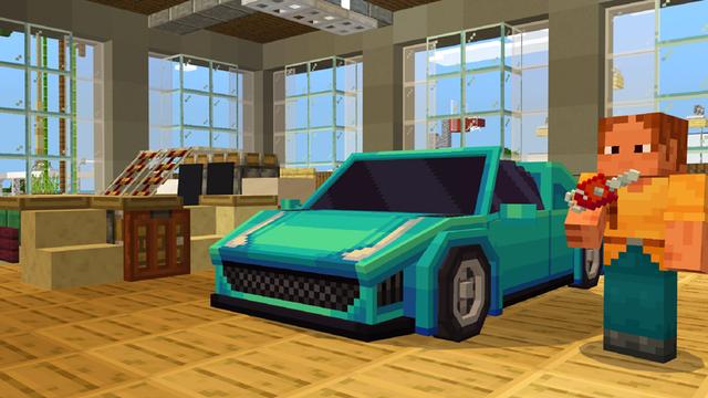 Screenshot of the Minecraft Bedrock Marketplace product Beachhouse created by Diamond Studios.