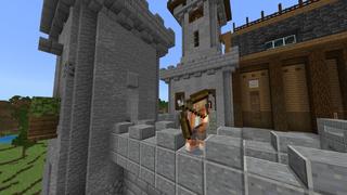 Screenshot of the Minecraft Bedrock Marketplace product Bigger Weapons created by Diamond Studios.