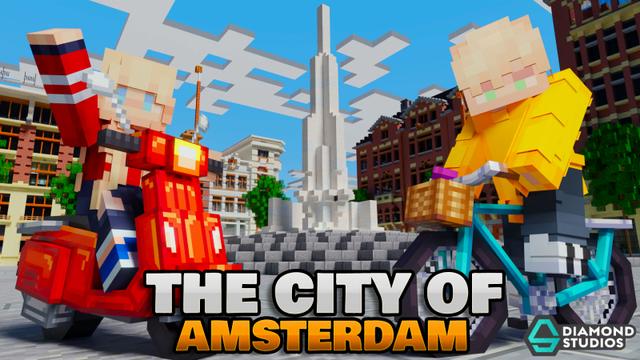 Thumbnail of the Minecraft Bedrock Marketplace product City of Amsterdam created by Diamond Studios.