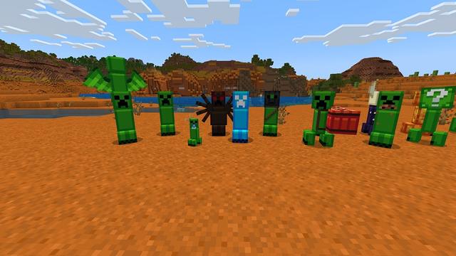Screenshot of the Minecraft Bedrock Marketplace product Creepers Only! created by Diamond Studios.