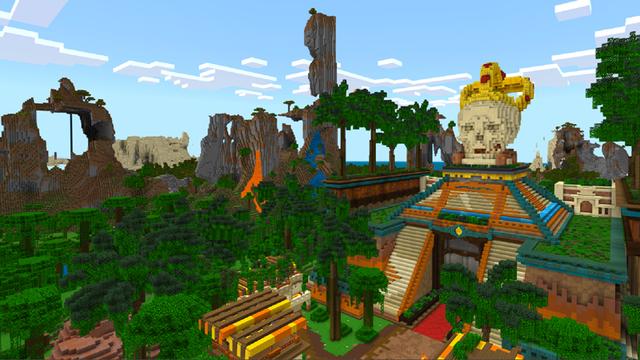 Screenshot of the Minecraft Bedrock Marketplace product Dinosaur Temple created by Diamond Studios.