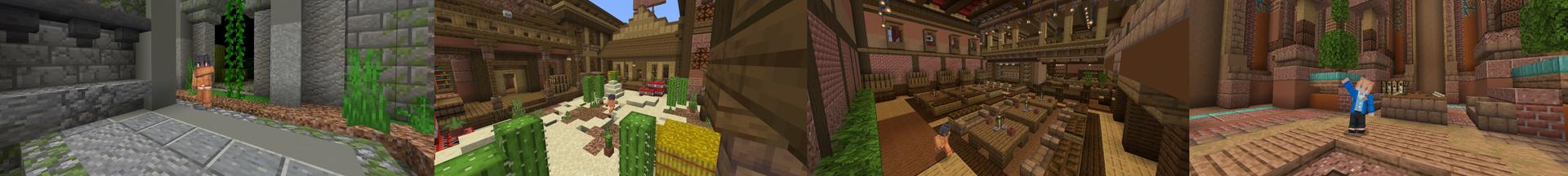 Panorama of the Minecraft Bedrock Marketplace product Find the Button 3 created by Diamond Studios.