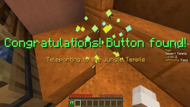 Screenshot of the Minecraft Bedrock Marketplace product Find the Button 3 created by Diamond Studios.