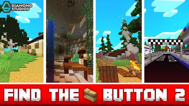 Thumbnail of the Minecraft Bedrock Marketplace product Find The Button 2 created by Diamond Studios.