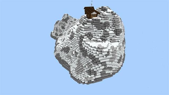 Screenshot of the Minecraft Bedrock Marketplace product Flying Survival created by Diamond Studios.