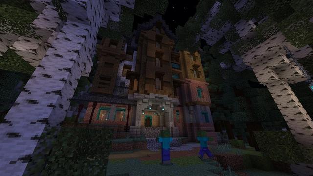 Screenshot of the Minecraft Bedrock Marketplace product Haunted Castle created by Diamond Studios.