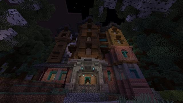 Screenshot of the Minecraft Bedrock Marketplace product Haunted Castle created by Diamond Studios.