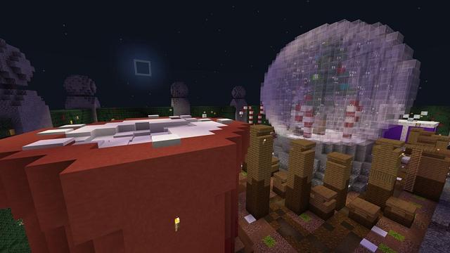 Screenshot of the Minecraft Bedrock Marketplace product Holiday Parkour created by Diamond Studios.