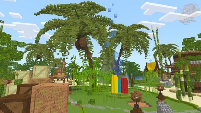 Screenshot of the Minecraft Bedrock Marketplace product Island Resort created by Diamond Studios.