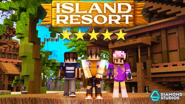 Thumbnail of the Minecraft Bedrock Marketplace product Island Resort created by Diamond Studios.