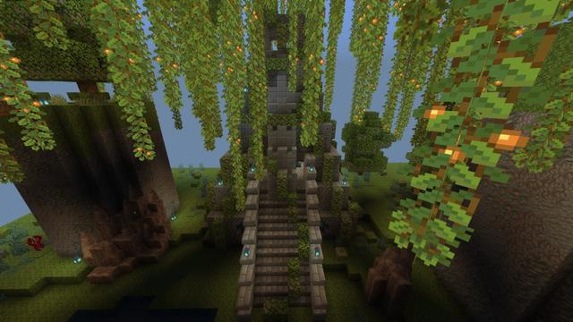 Screenshot of the Minecraft Bedrock Marketplace product Layer Survival created by Diamond Studios.