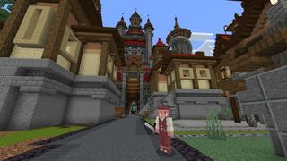 Screenshot of the Minecraft Bedrock Marketplace product Medieval Castle created by Diamond Studios.