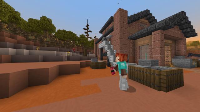 Screenshot of the Minecraft Bedrock Marketplace product Mining Tools created by Diamond Studios.